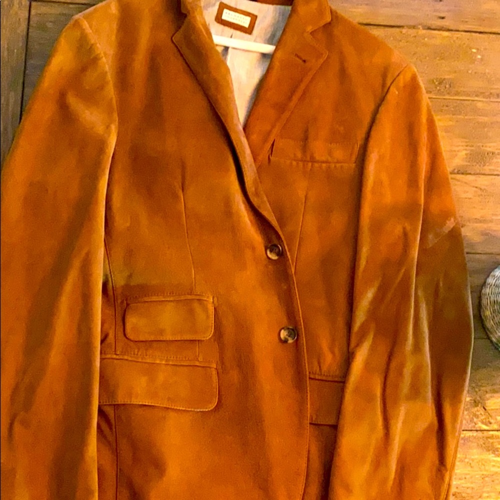 Suede blazer